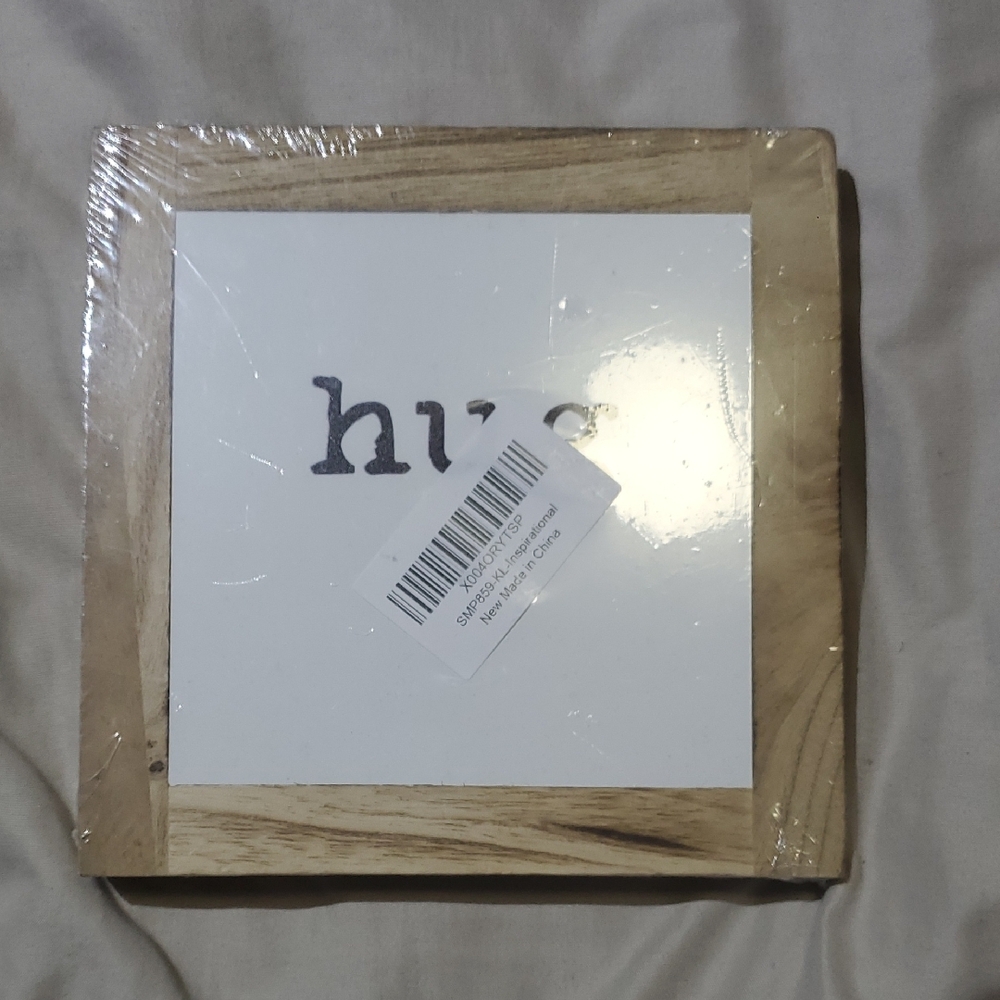 Natural Wood "hug" Wall Sign Frame